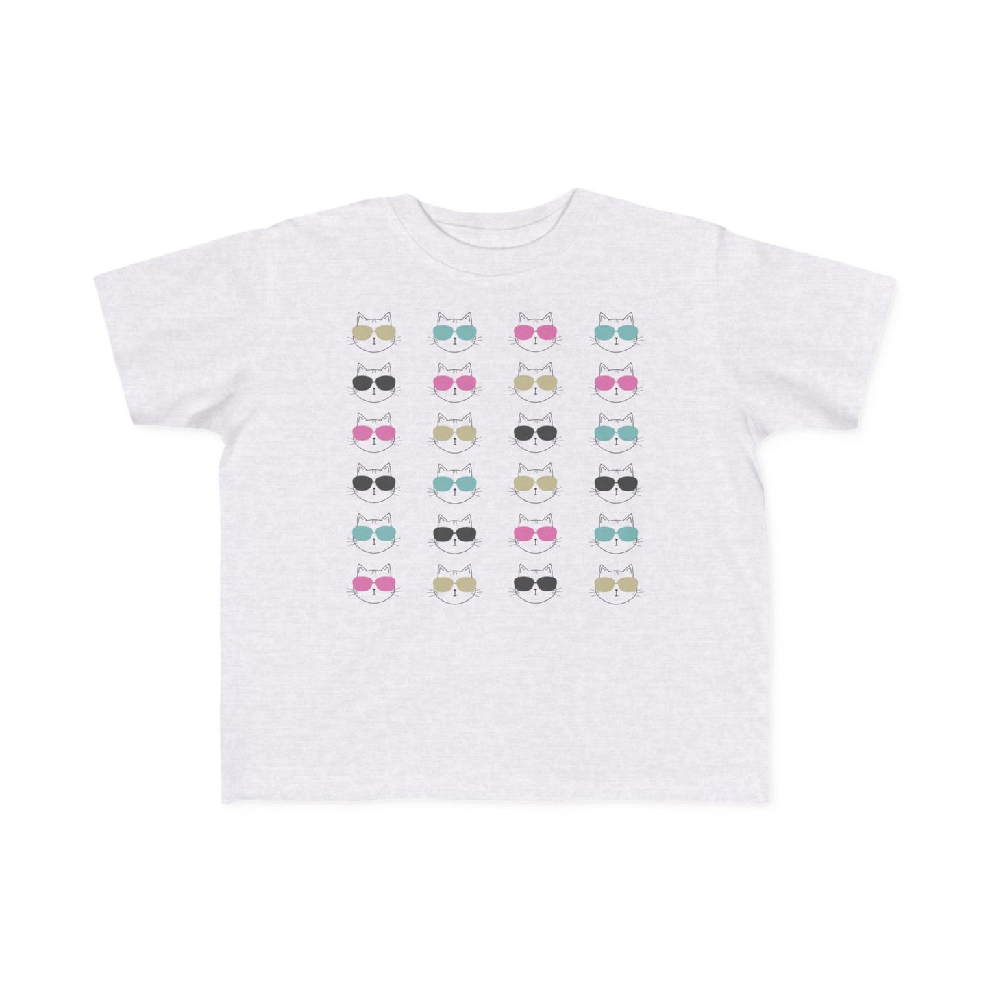 Toddler Cool Cats in Sunglasses - Fine Jersey Cat Tee