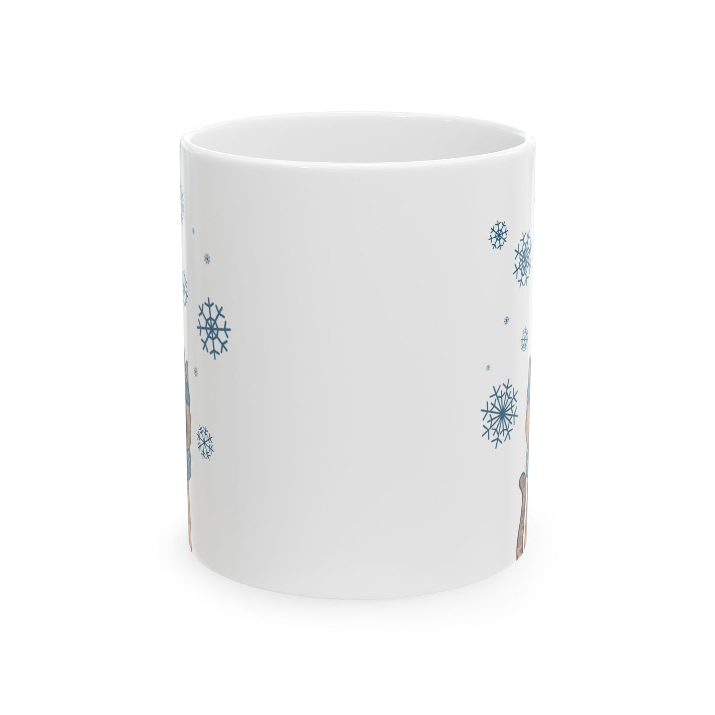 Winter Tortie Cat Mug - Light Tortoiseshell Cat