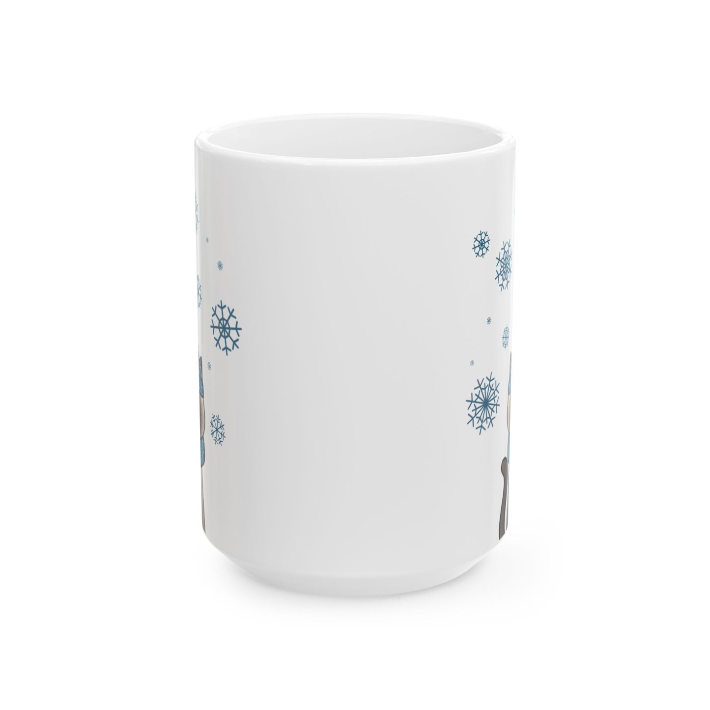 Winter Siamese Cat Mug