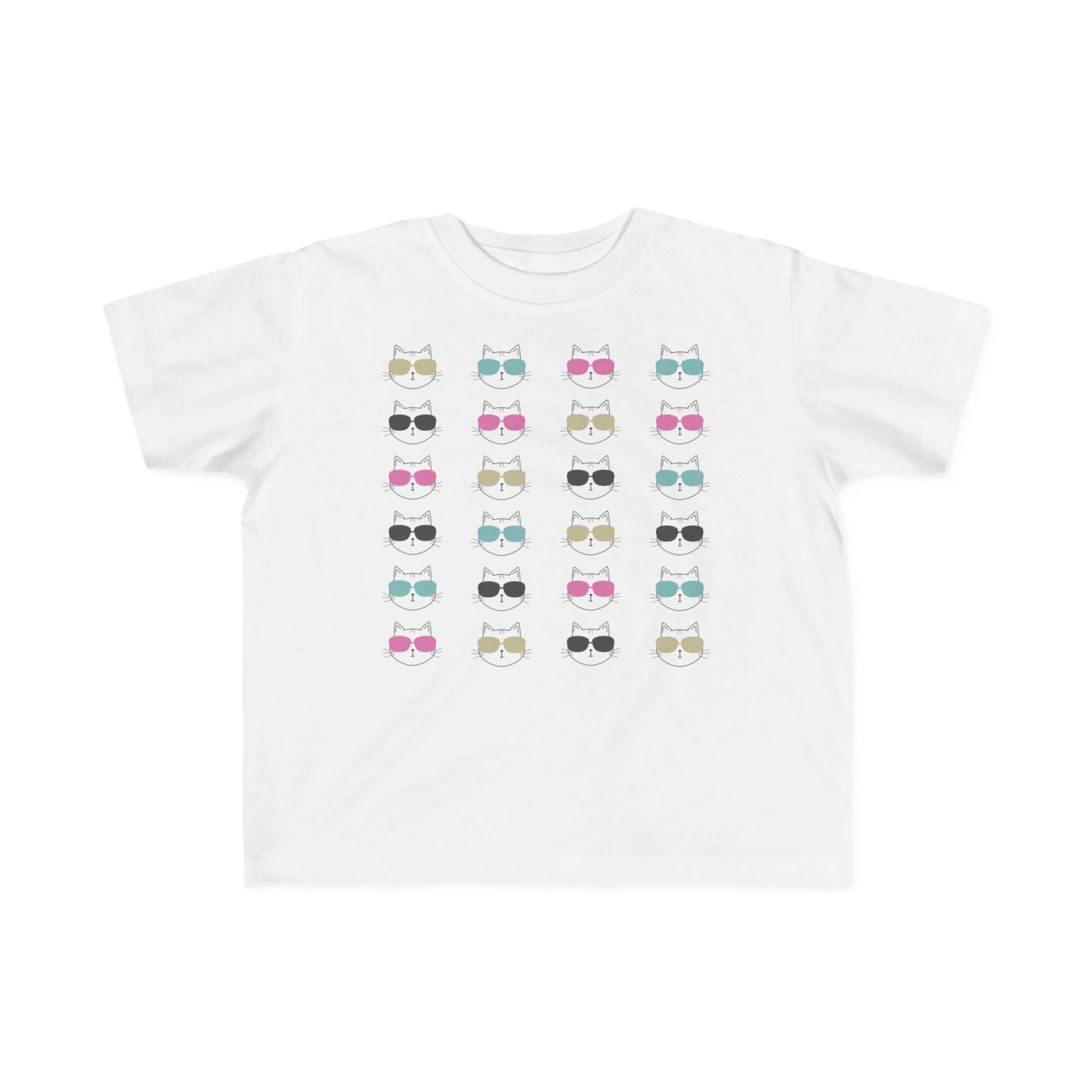 Toddler Cool Cats in Sunglasses - Fine Jersey Cat Tee