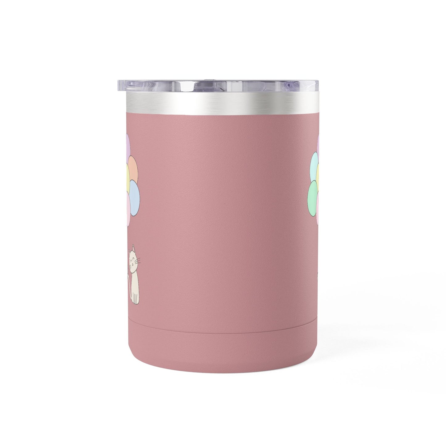 Cat With Balloons Coffee Mug Tumbler - 15oz Ceramic Mug