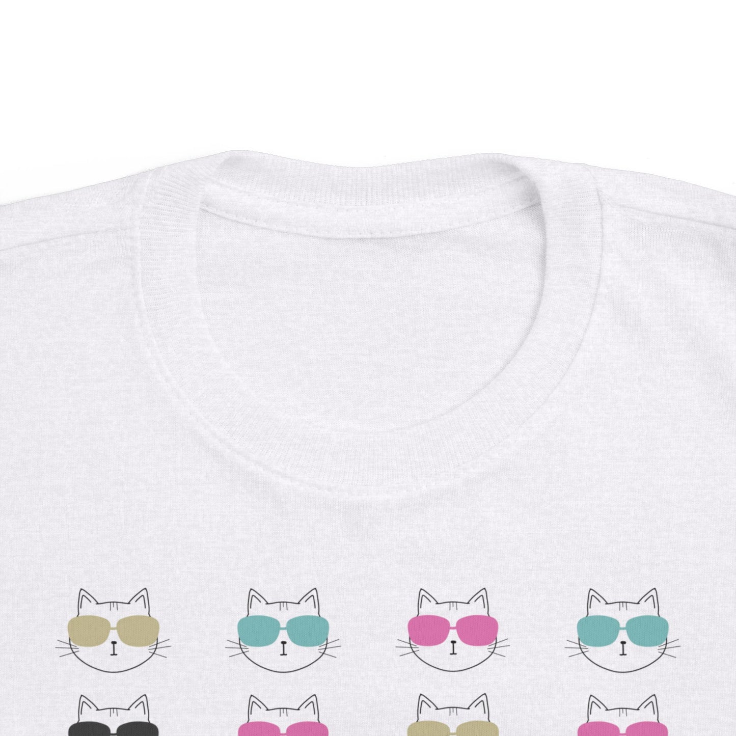Toddler Cool Cats in Sunglasses - Fine Jersey Cat Tee