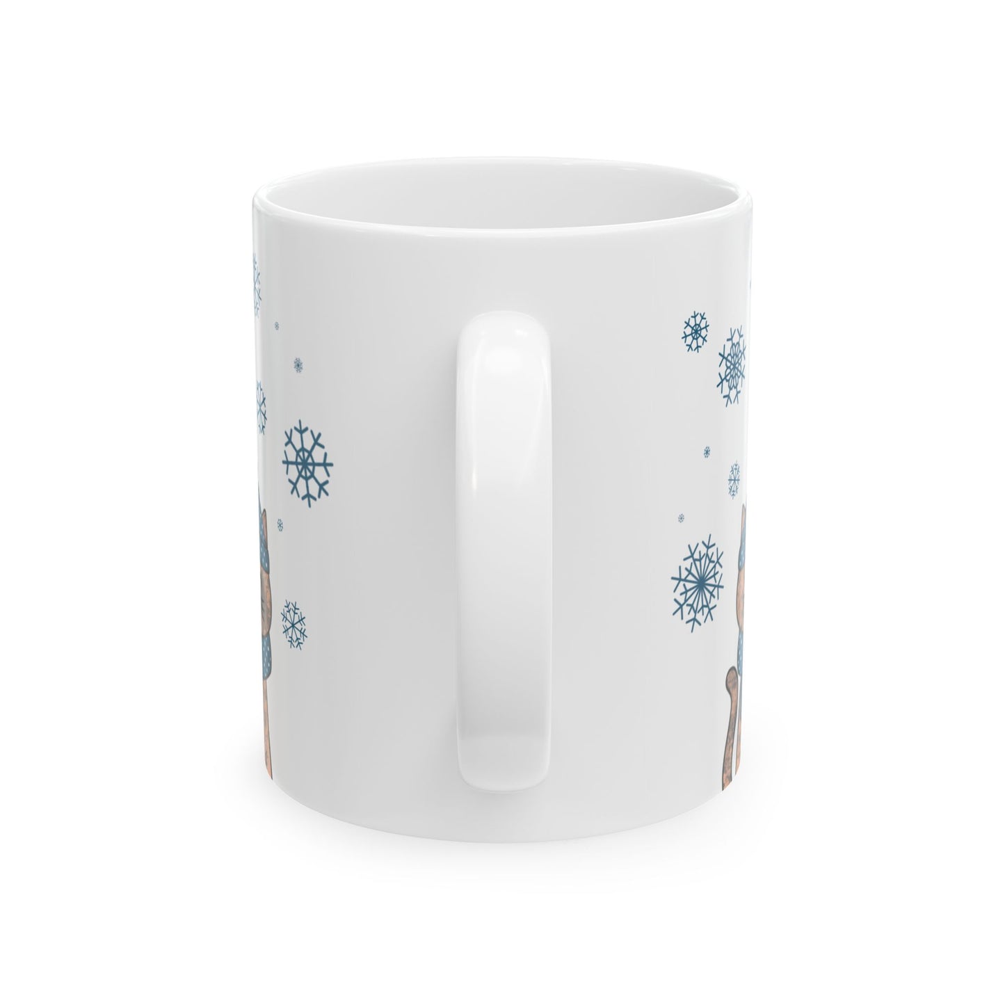 Winter Tortie Cat Mug - Light Tortoiseshell Cat